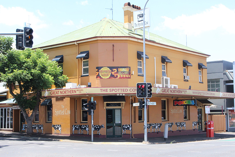 The Spotted Cow in Toowoomba is on the market.

