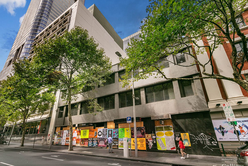 A development site purchased by Meriton at 146 King St, Melbourne.
