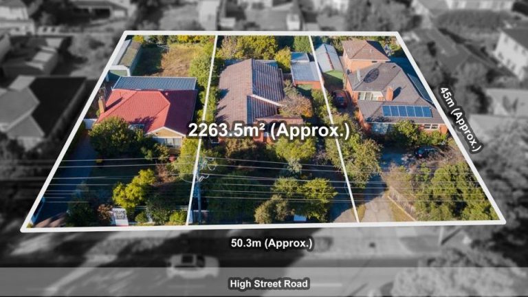 Three houses, one potential 2019 record for Glen Waverley block