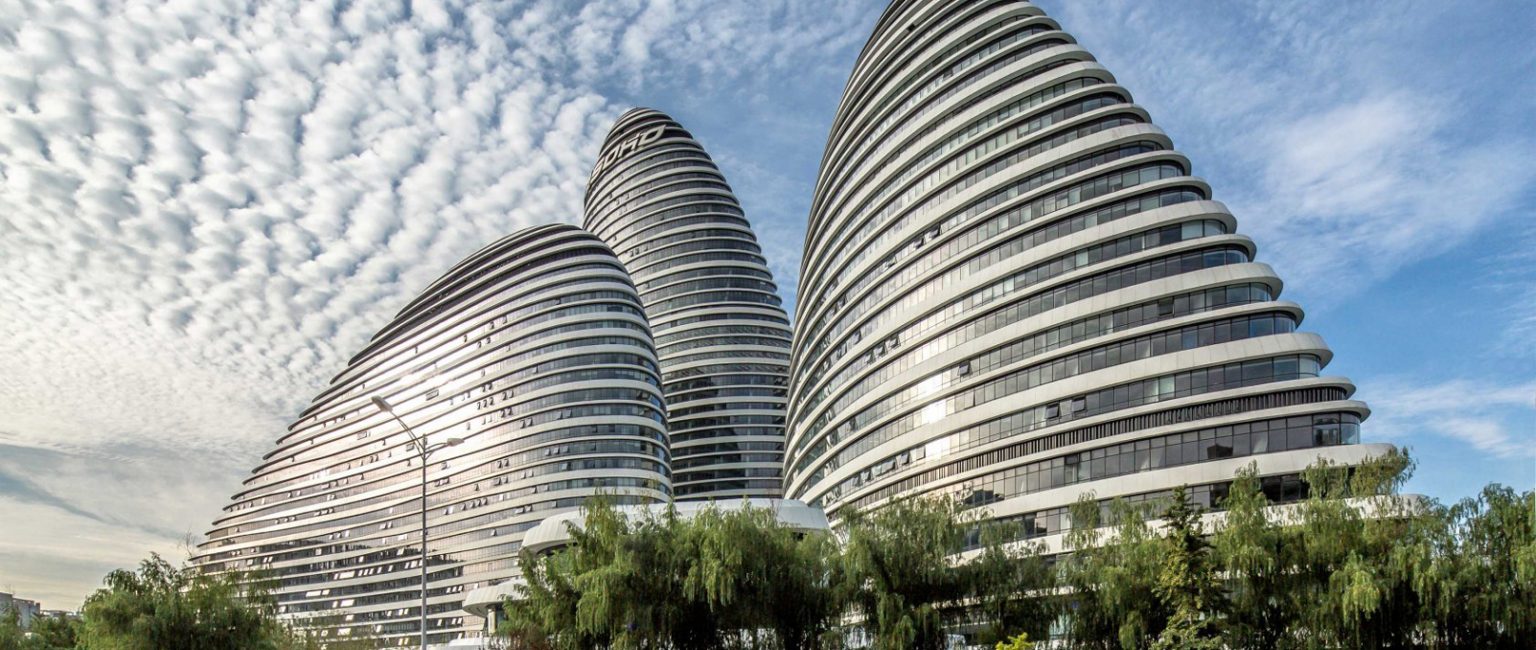 A Chinese court handed a publisher a hefty fine after it said a Zaha Hadid Architects-designed complex had bad feng shui. Picture: Zaha Hadid Architects/Jerry Yin