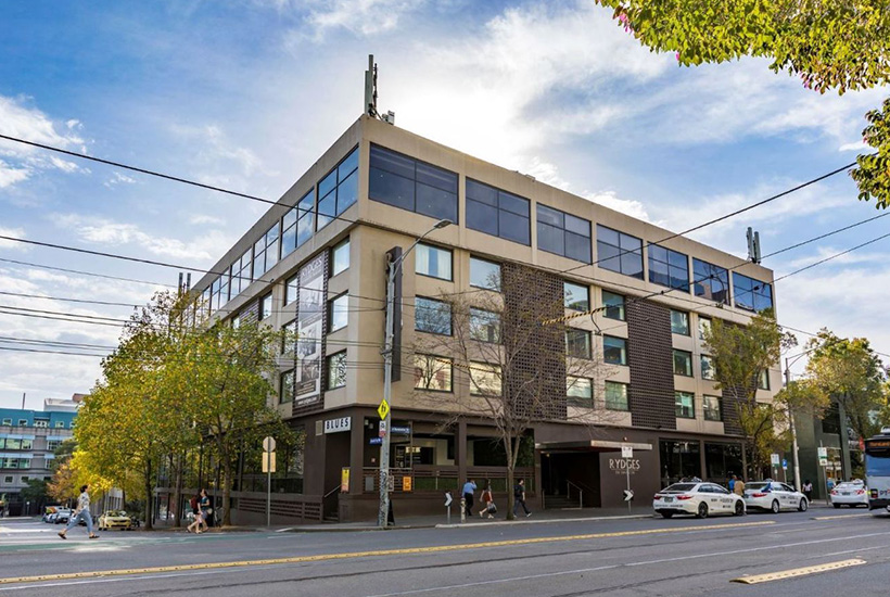 The Rydges hotel in Carlton.