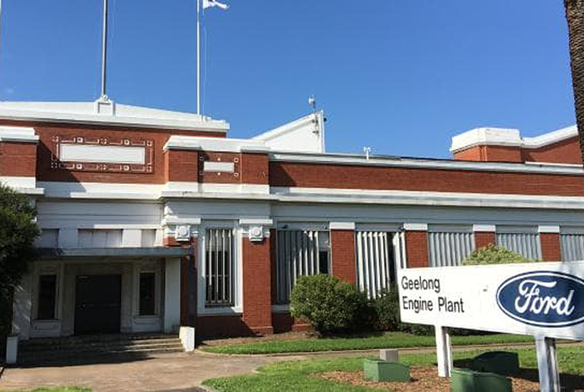 The former Ford engine plant in Geelong. Pic: Joshua Dowling.
