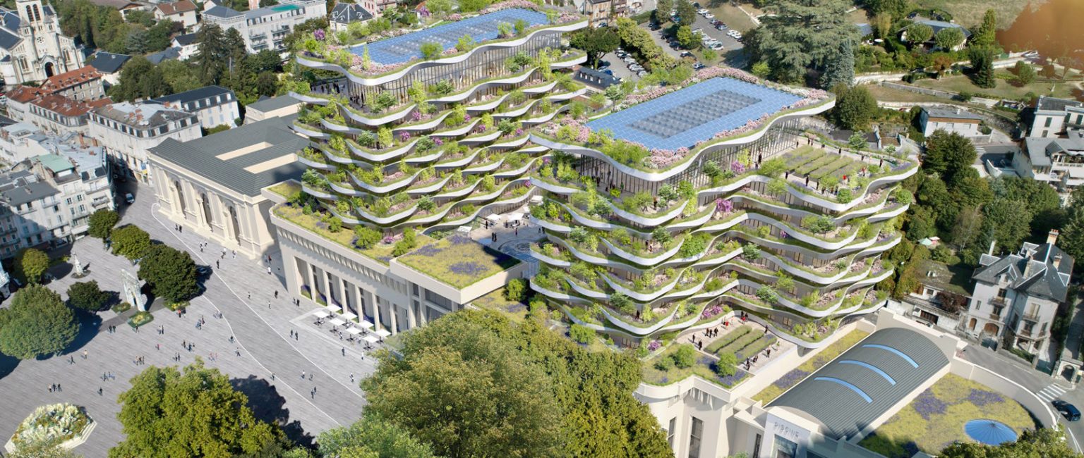 Sustainability is a key feature of the redevelopment. Picture: Vincent Callebaut Architectures