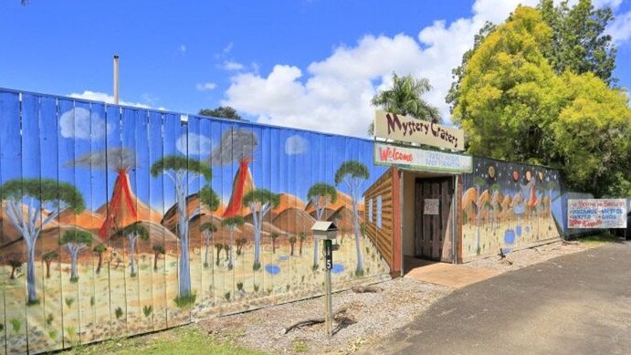 The entrance to Mystery Craters at South Kolan, near Bundaberg.
