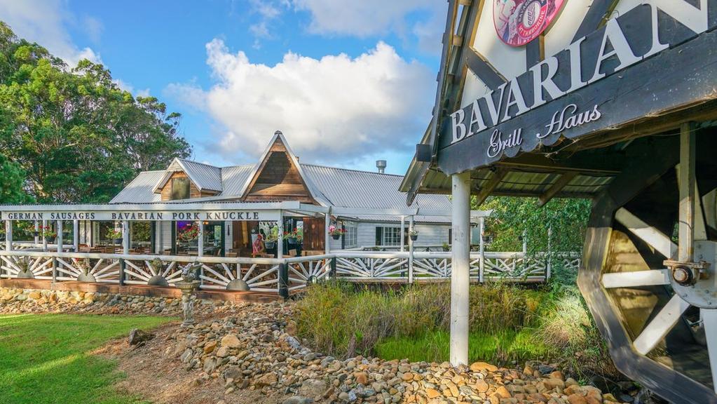The Bavarian Grill and Brewery at Tamborine Mountain, south of Brisbane in Queensland.