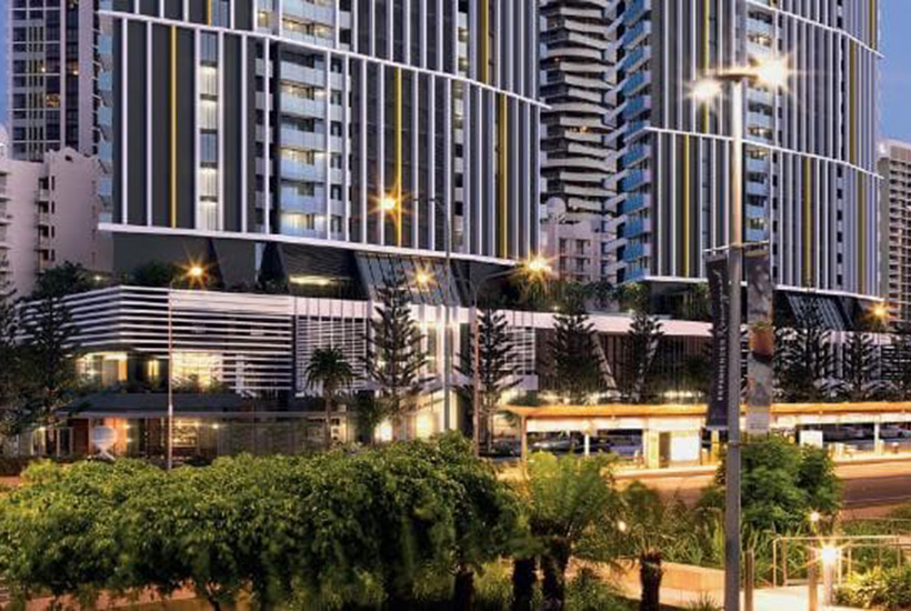Artist impression the of Central on Broadbeach development.