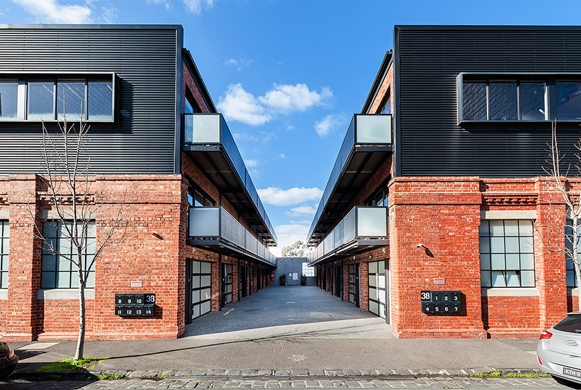 The offices at 28-38 Down St, Collingwood.
