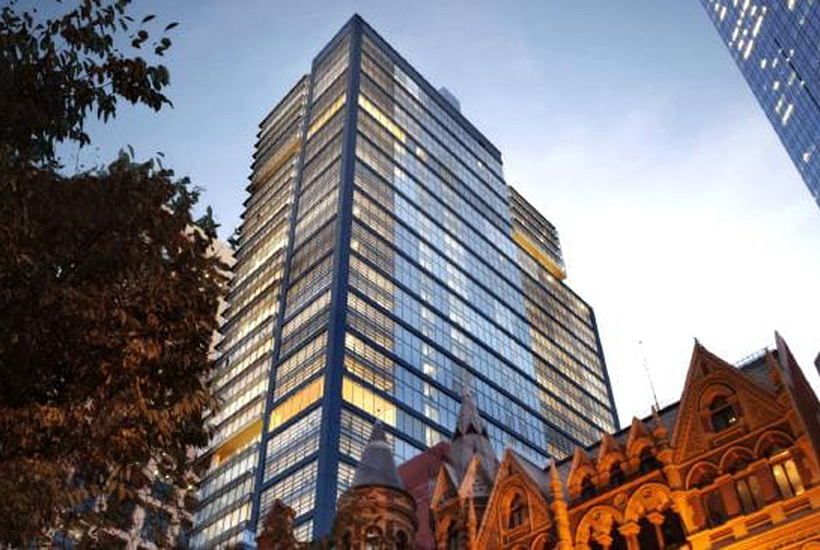 The Olderfleet property is a Grimshaw-designed, 38-level building.