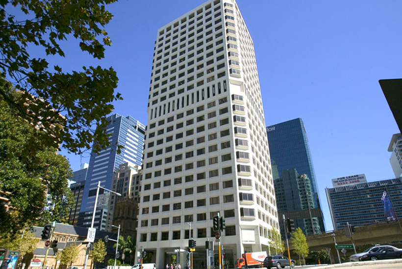The office tower at 1 York St in Sydney.
