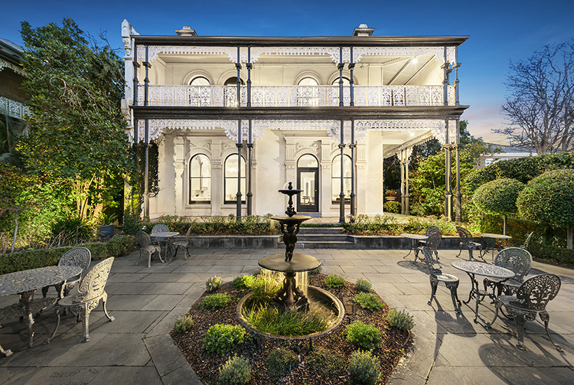 The stunning heritage-listed property was home to Jacques Raymond’s restaurant.
