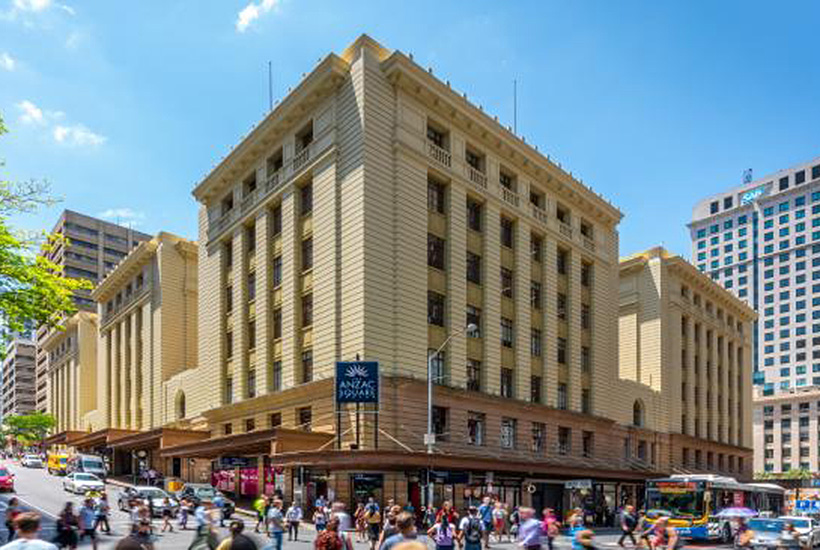 200 Adelaide St, Brisbane, home of Hub Anzac Square.
