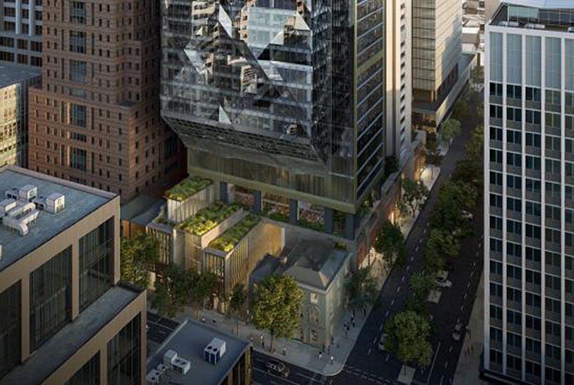 An artist’s impression of 80 Collins Street, Melbourne.
