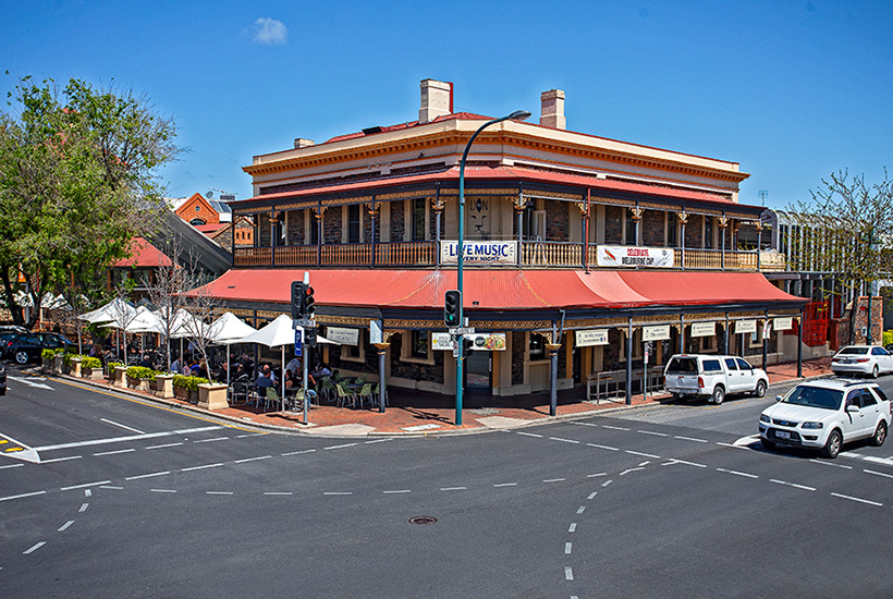 The Lion Hotel in North Adelaide.
