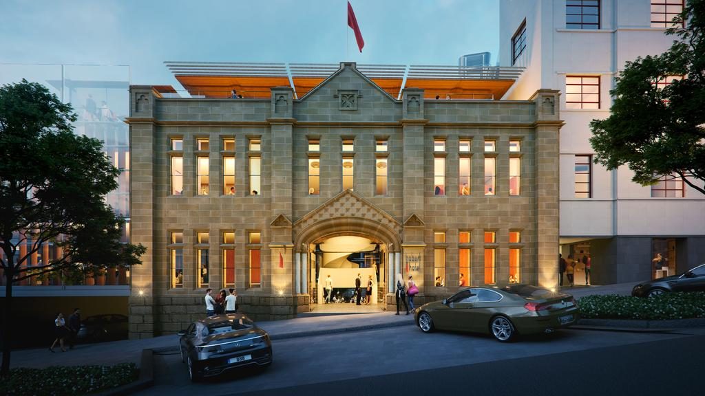 The Marriott hotel in Parliament Square in Hobart is one of a few new hotel developments expected to open soon. Picture: SUPPLIED.
