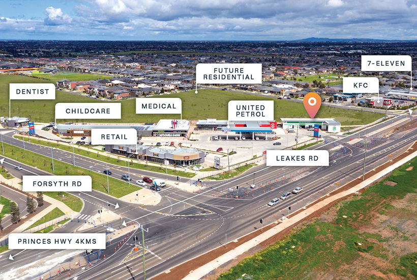 The Ultratune and dental clinic sit within a new development at Truganina.