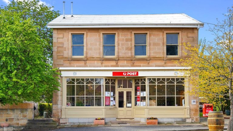 Embrace the country life with a Tasmanian post office