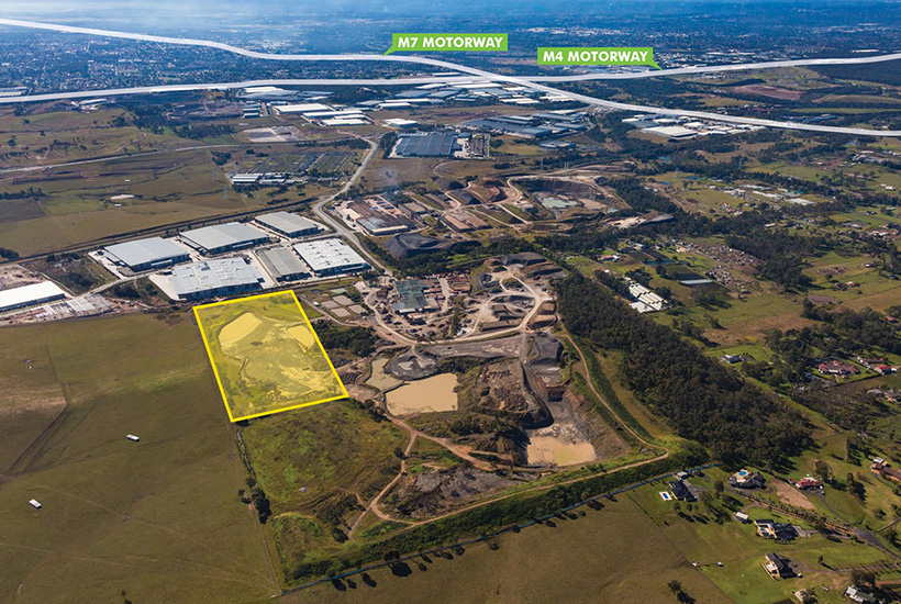 The site at 327-335 Burley Rd, Horsley Park.