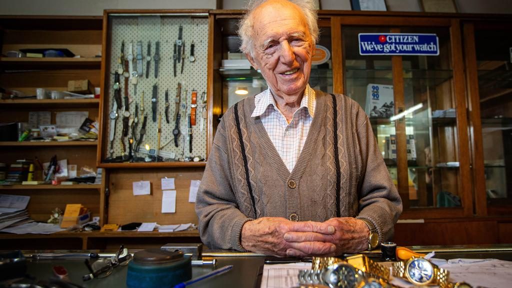Max Cooper has sold Footscray watch repairs shop M & N Cooper Jewellers, which has been in his family since the 1930s. Picture: Mark Stewart
