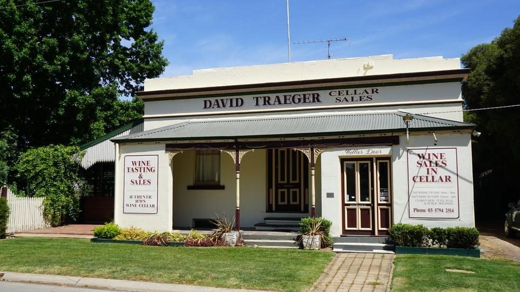 Winemaker David Traeger’s cellar is for sale.