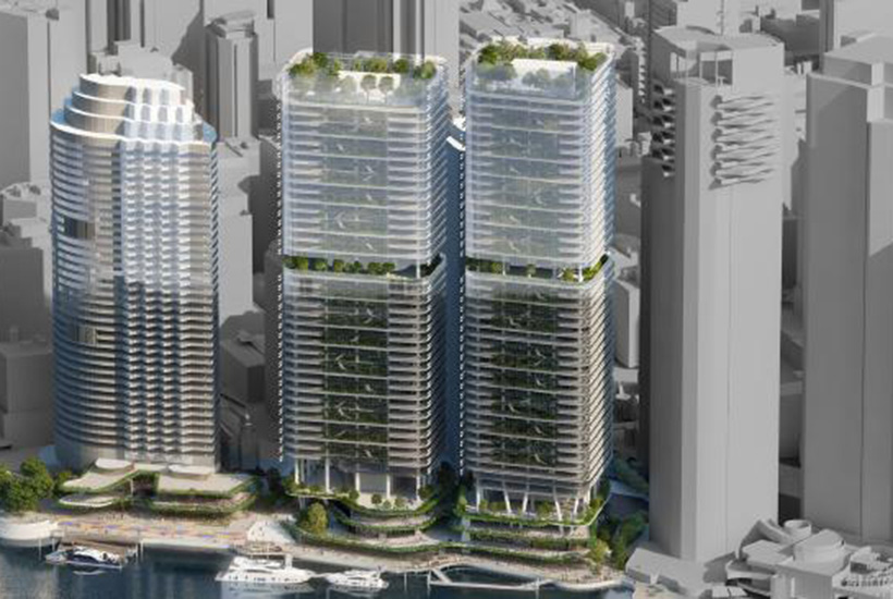 An artist’s impression of the Waterfront Brisbane project.
