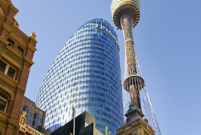 Westfield Sydney towers.
