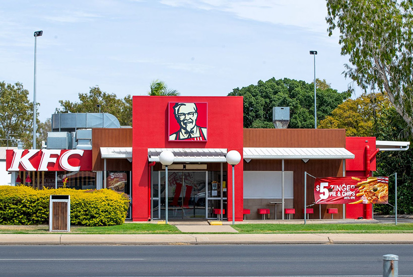 The KFC at Emerald in Queensland was sold at auction.
