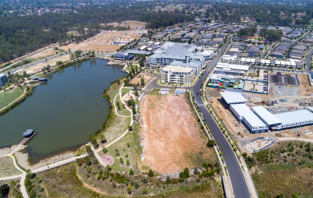 The development site at 1 Charlotte St in Jordan Springs.