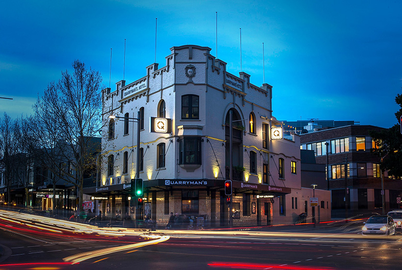 The Quarryman’s Hotel in Pyrmont. Picture: Quarryman’s.
