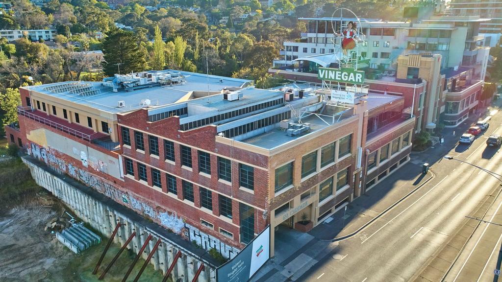 Skipping Girl Vinegar sign site up for grabs