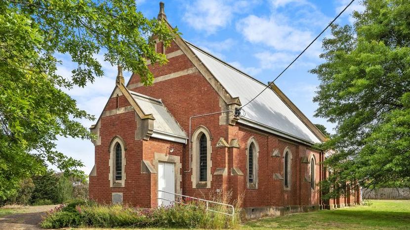 Five bidders made a play for the former Uniting Church in Birregurra at Saturday’s auction.
