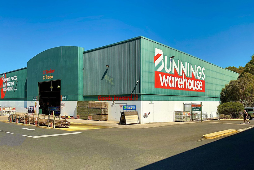 The Bunnings Warehouse at Modbury in South Australia.
