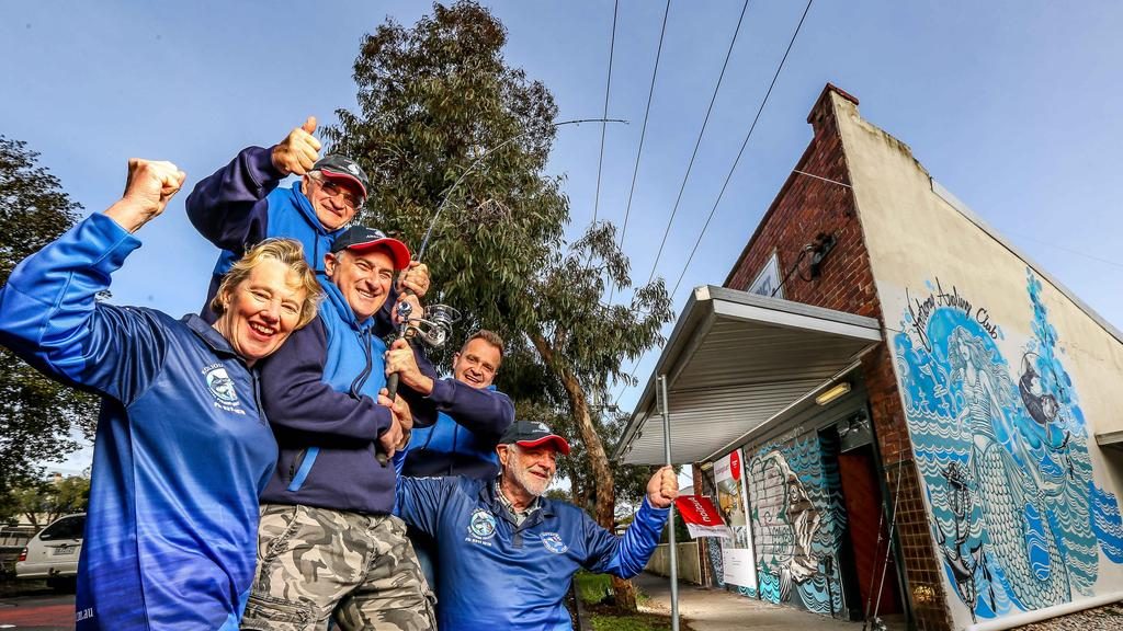 The former Footscray Angling Club – which hosted members including Joy Stewart, John Kalkbrenner Snr, Lucky Pavlidis, John Kalkbrenner Jnr and Bill Richards – has been renovated and is now seeking a tenant. Picture: Tim Carrafa.