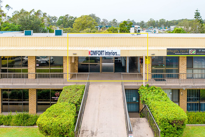 The Ashmore office/retail property has had a dramatic price cut.