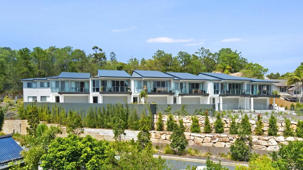 The block of six townhouses at 5 Croft Court, Tugun.