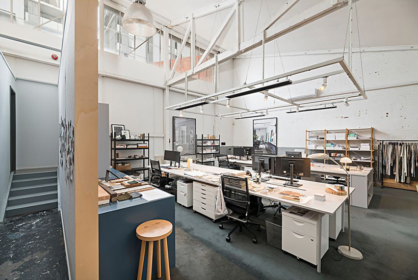 The Collingwood warehouse has been converted into an office and showroom space.