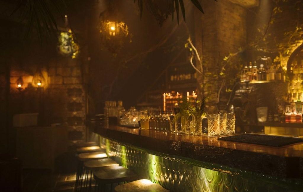 The Saga Bar is inspired by Asian, African and Middle Eastern styles.