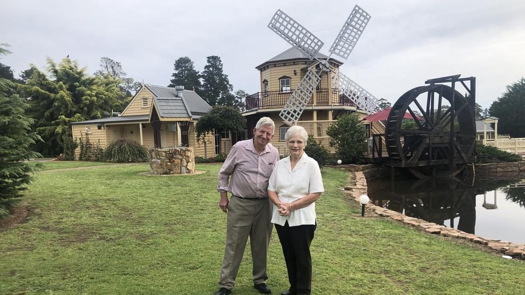 Rob and Jeanne Fraser are selling the Tamberrah Cottages and Windmill Restaurant in Tambo Upper, which they built from the ground up over the past 30 years.
