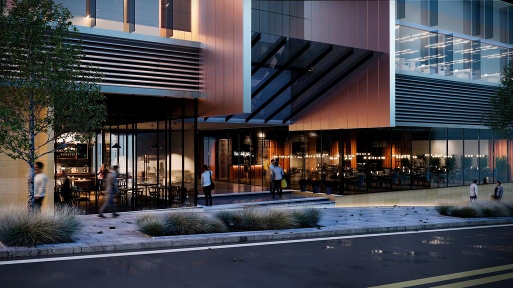 Computer generated image of the Horizon building.
