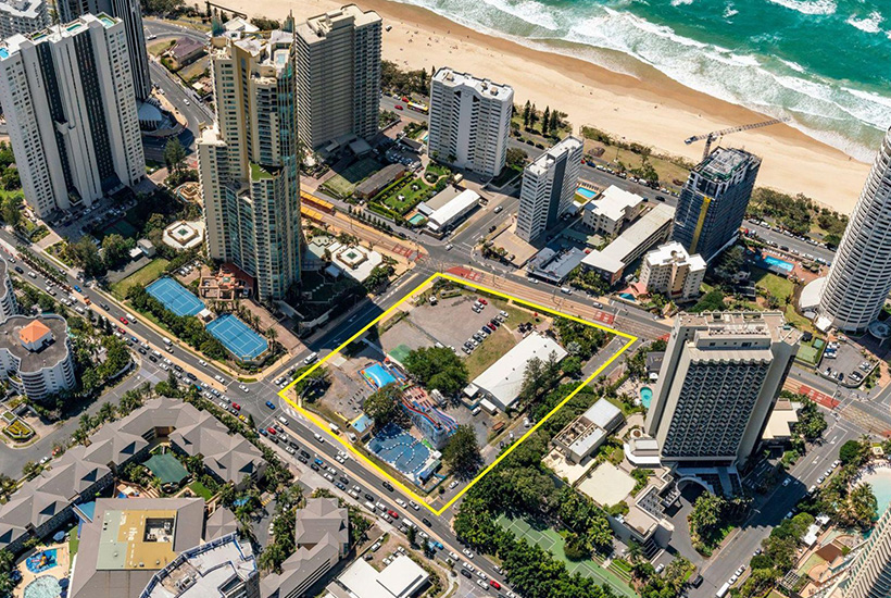 The former Gold Coast Mini Snow Park in Surfers Paradise.

