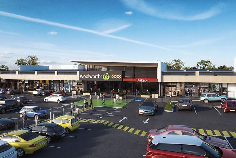 The future Woolworths-anchored shopping centre at Dakabin.
