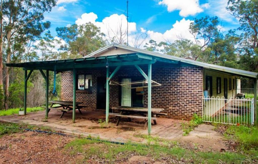 The property was formerly a nudist retreat.