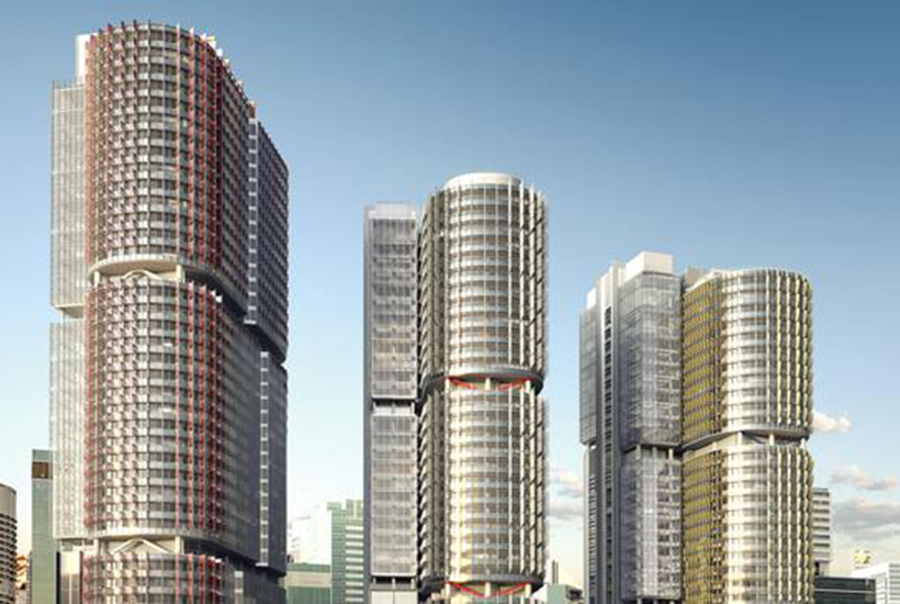 The office towers at the Lend Lease-developed Barangaroo South precinct
