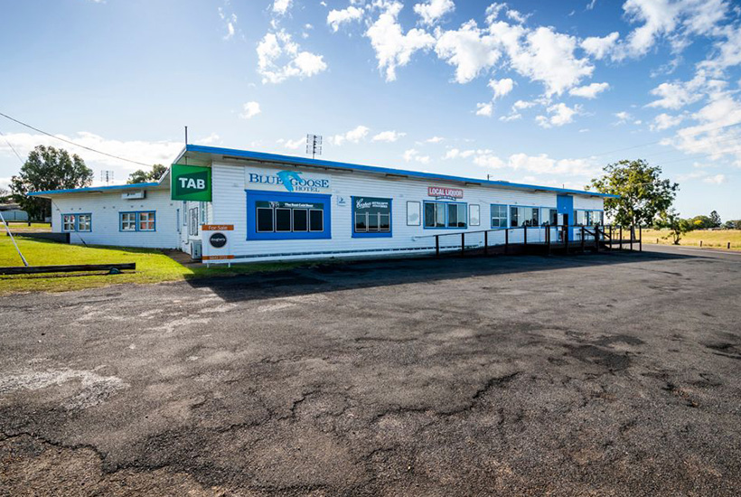 The Blue Goose hotel is under offer after being NSW’s most viewed commercial property.