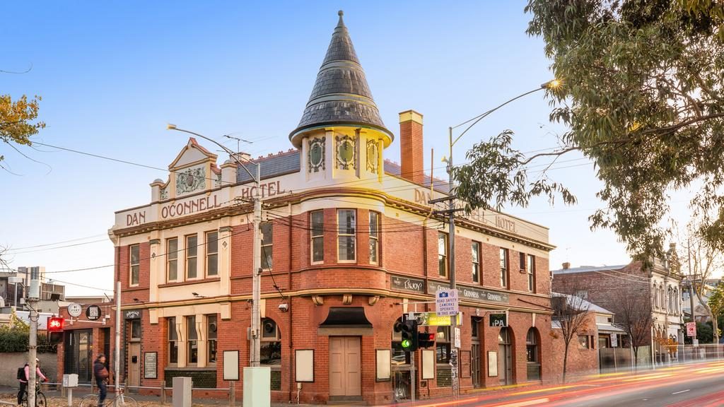 The 136-year-old building housing the Dan O’Connell Hotel ar 223-227 Canning St, Carlton, is on the market.
