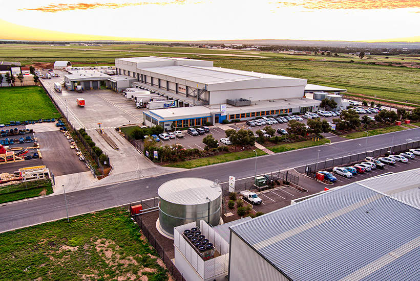 The cold storage facility is about 27km from Adelaide’s CBD.
