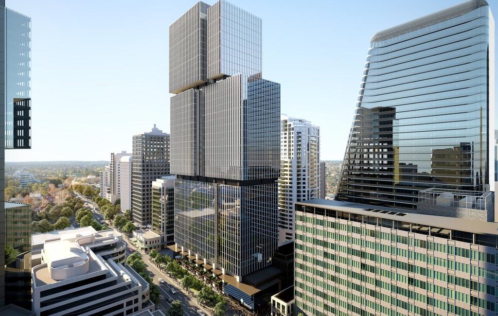 An artist’s impression of Lendlease’s Victoria Cross development in North Sydney.
