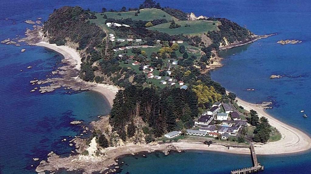 The island is only 15 minutes from Auckland, if you have a chopper.
