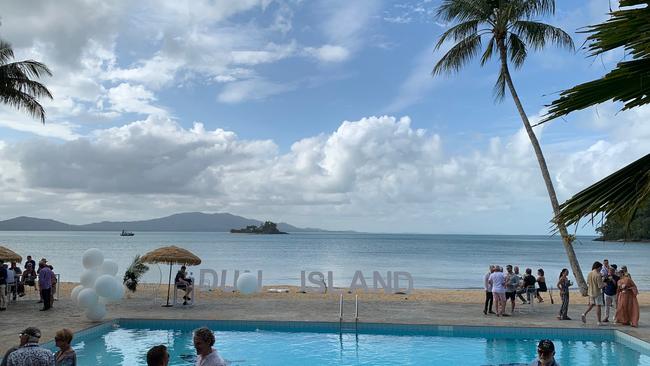 About 250 guests were invited to spend a day on Dunk Island on October 25, 2019 as part of a Mayfair 101 PR objective after it bought the derelict resort in September 2019.

