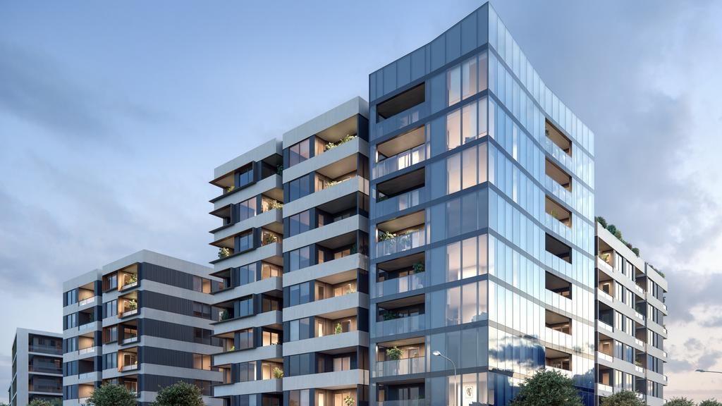 The Huntington Apartments at the Jackson Green development by Cedar Woods.