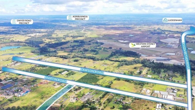 Land beside Western Sydney airport in developers’ sights